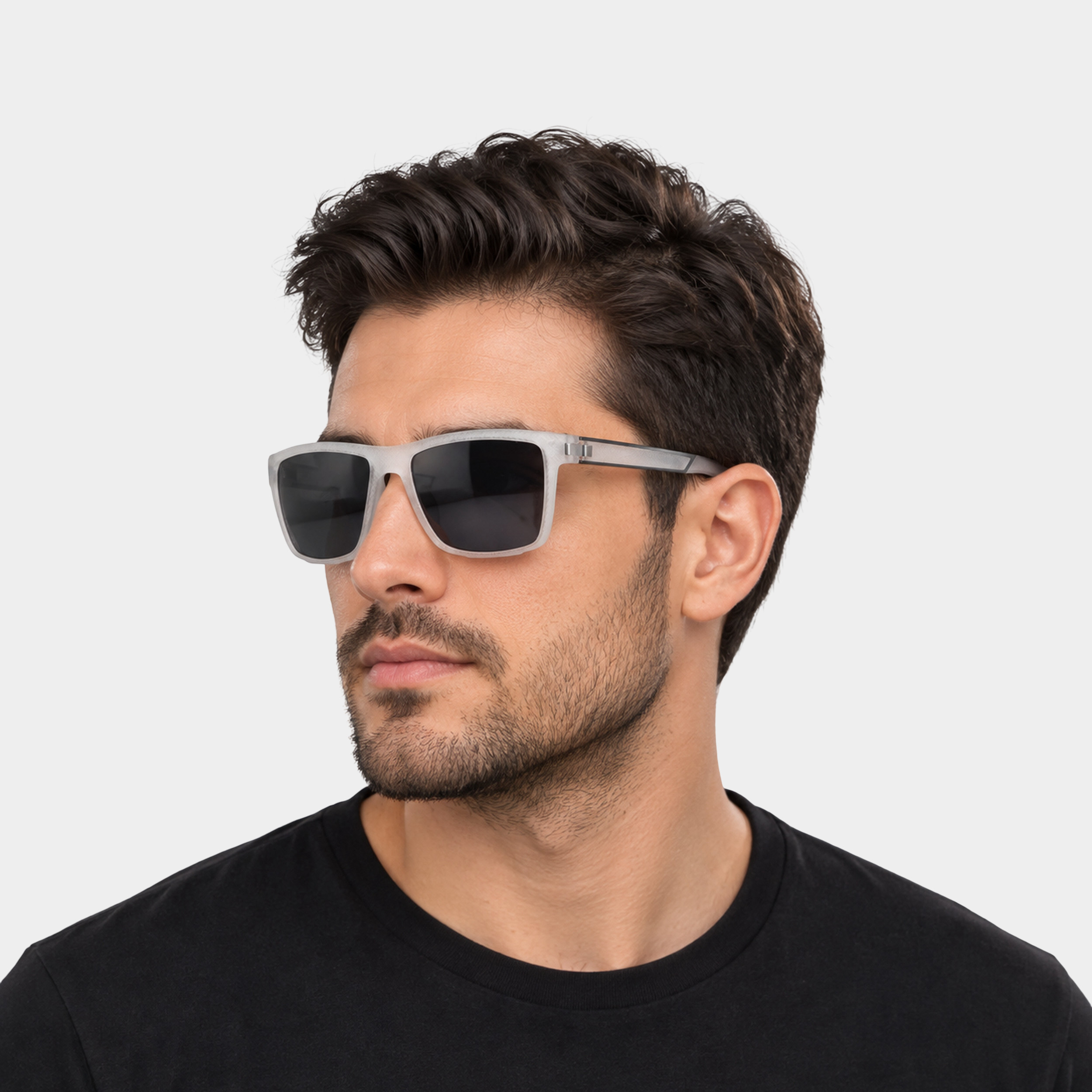 Morel 7001 Rectangular Men’s Polarized Sunglasses – Roshanbin Optic