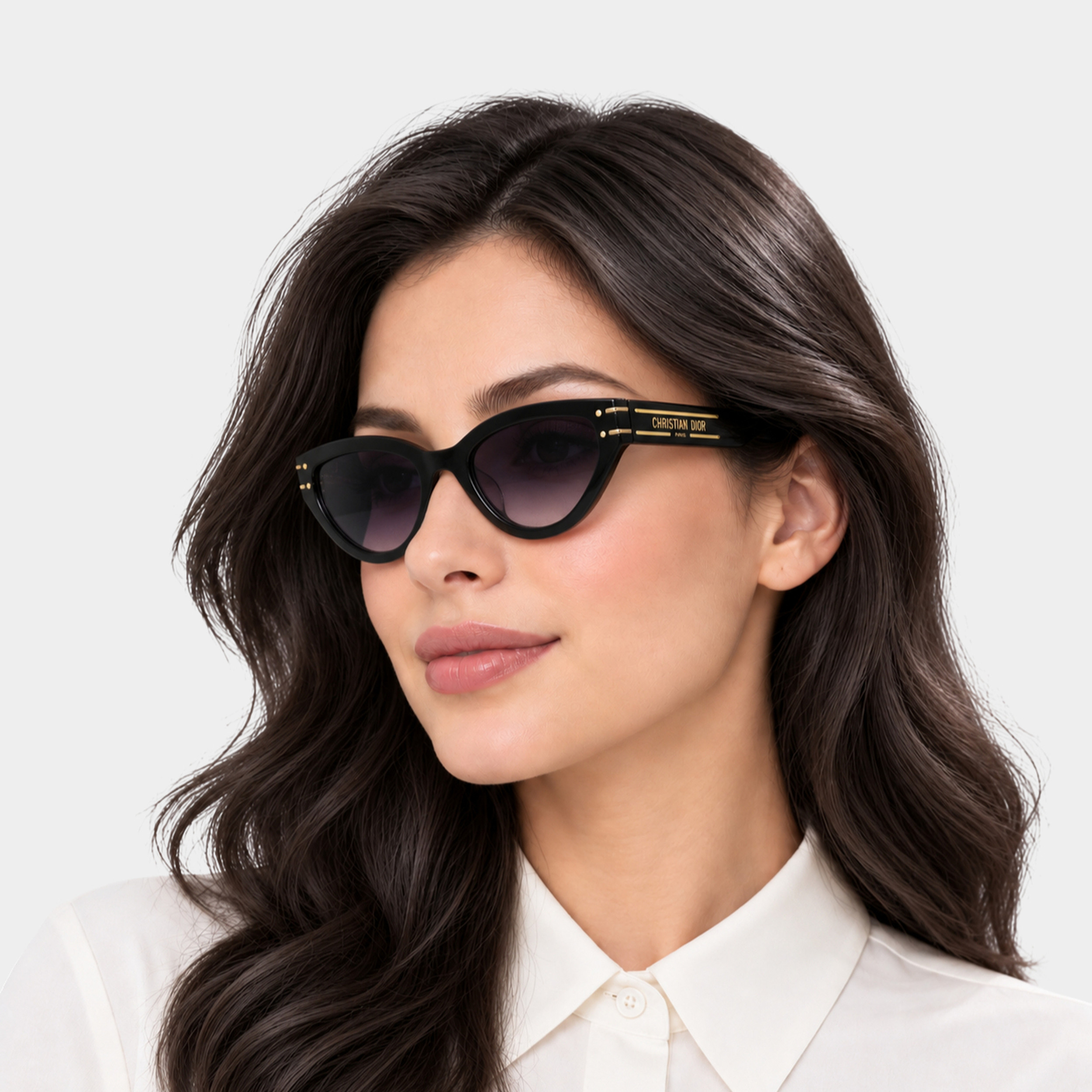 Dior D28 Cat-Eye Women’s UV400 Sunglasses – Roshanbin Optic