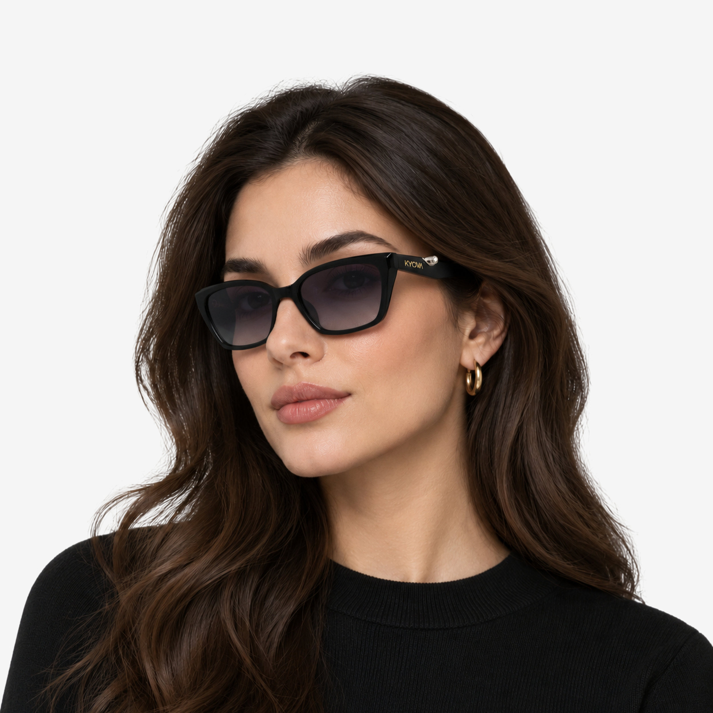 KYOVA 1108C1 Cat-Eye Women’s Polarized Sunglasses – Roshanbin Optic