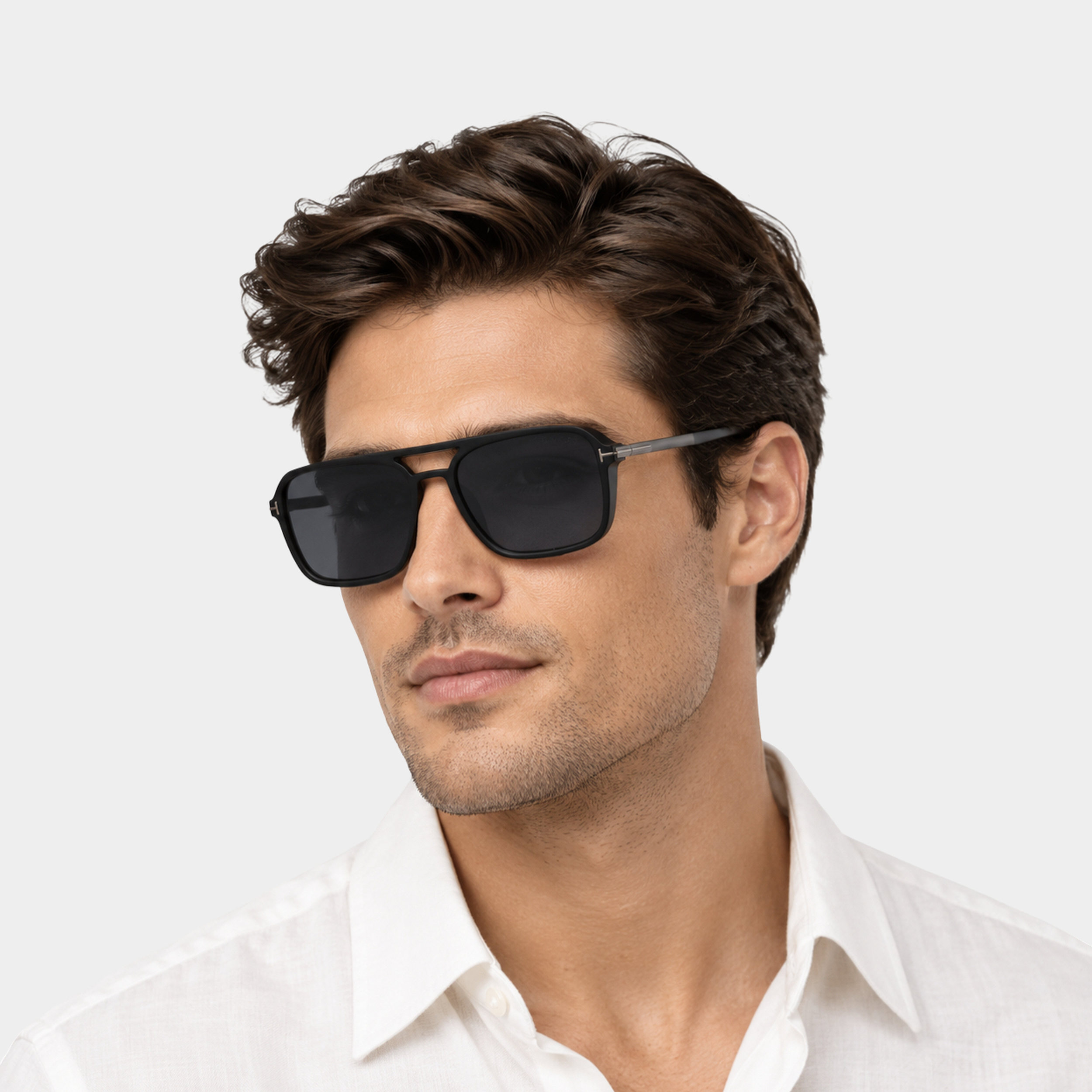 Tom Ford 29036 Rectangular Men’s Polarized Sunglasses – Roshanbin Optic